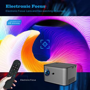 Hy350 Đầy Đủ HD 1080P 4K <span class=keywords><strong>Mini</strong></span> Video Chiếu Android 11 LCD Thông Minh Wifi Máy Chiếu Di Động Rạp Hát Tại Nhà Proyector - Product Image 5