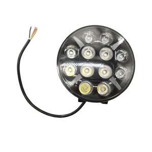 Piezas de Sistema de Iluminación para Camiones de Alta Calidad A08, Luz LED en Forma de Cruz de 7 Pulgadas, 24V, Color Ámbar, Universal para Camiones Pesados - Product Image 4
