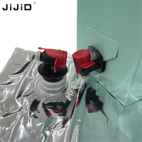 JIJID Custom1L 3L 5L 10L Sac Bag-in-Box pour vin avec bec verseur, Distributeur de vin, Sac à liquide, Sac aseptique pour boissons en stock