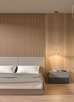 Panneau mural en bois massif minimaliste moderne, à motif concave-convexe, imperméable, WPC, pour hôtel, maison, décoration d'arrière-plan