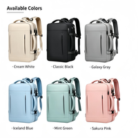 Sac à dos pour ordinateur portable unisexe haut de gamme, durable, de haute qualité, imperméable, avec fermeture éclair, minimaliste, bretelles à coussin d'air, grande capacité, pour les voyages