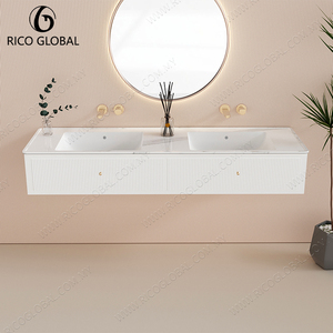 อ่างล้างหน้าทรงดอกไม้สไตล์ยุโรปคลาสสิกสมัยใหม่ ทำจากเซรามิกพอร์ซเลน สำหรับห้องน้ำ ล้างมือ หินแกรนิต ใช้ในบ้าน ผลิตในมาเลเซีย รับผลิตแบบ OEM - Product Image 1