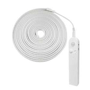 <span class=keywords><strong>Bande</strong></span> lumineuse <span class=keywords><strong>LED</strong></span> COB à détection humaine, modèle à piles, auto-adhésive, pour sol, lit, placard, escalier, lit suspendu, avec prise USB - Product Image 1