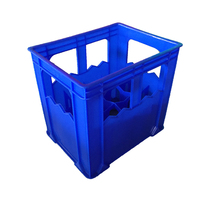 Matériel vierge 550 ml 24 bouteilles Caisse en plastique pour bière Caisse pour soda Caisse pour vin