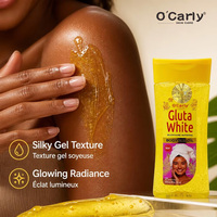 Huile Essentielle Éclaircissante et Hydratante O'Carly pour la Peau, Gel Huile Corporel Gulta 200ml