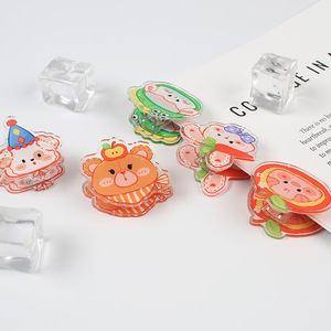 NASNAK - Clip para Notas de Doble Cara, Transparente, de Acrílico PP, con Dibujos Animados, para Estudiantes, Almacenamiento y Recuerdos - Product Image 3
