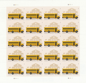 2023 School Bus 2023 Toni <span class=keywords><strong>Morrison</strong></span> Francobolli US Forever 5 Fogli da 100 Pezzi Francobolli Postali - Product Image 4