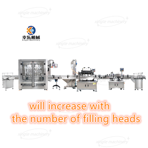 آلة تنظيف الصابون السائل بالكامل للتبييض ، خط تعبئة كامل تلقائي بالكامل ، ماكينة وضع الملصقات والتعبئة والتغطية - Product Image 3