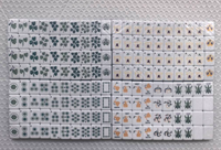Maßgefertigtes Graviertes Acryl-Amerikanisches Mahjong-Set 160 Stück Luxuriöses Indoor-Ludo-Spiel mit Schichtdesign