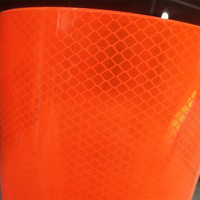 Film vinyle auto-adhésif réfléchissant microprismatique de qualité diamant YEEMAX en PVC/PET, conforme à la norme ASTM D4956, haute luminosité, anti-UV, pour routes