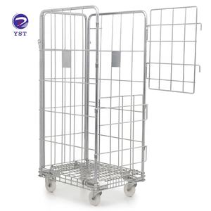 Zinc acier personnalisé laminage métal galvanisé entrepôt industriel logistique chariots de blanchisserie à usage intensif - Product Image 1