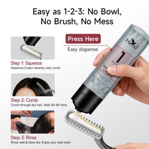 Crème colorante pour <span class=keywords><strong>cheveux</strong></span> permanente de qualité supérieure, fabriquée en usine OEM, formule sans peroxyde ni ammoniaque, couvrant les <span class=keywords><strong>cheveux</strong></span> <span class=keywords><strong>blancs</strong></span> - Product Image 4