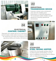 Industriële 100-500kg elektrische kastanje-, pecannoot-, koffie-, sojabonen- en notenroostovenmachine