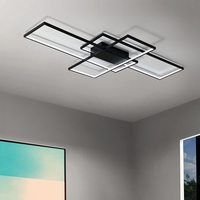 Plafonnier LED en acrylique à montage encastré, luminaire décoratif de plafond, luminaire décoratif de plafond, idéal pour un salon, une salle à manger ou une télécommande