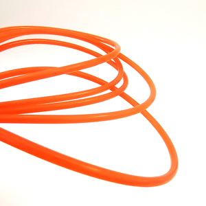 Pu đường kính <span class=keywords><strong>2mm</strong></span> màu cam Vòng vành đai thời gian Nhà sản xuất để bán - Product Image 3