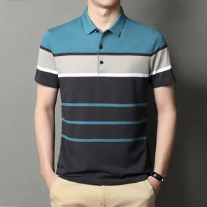 T-shirts pour hommes fabriqués en usine, OEM, couleurs unies, polos pour femmes, dernier design, polos pour hommes - Product Image 2