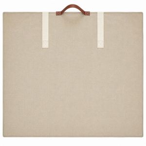 Custom Waterproof Foldable Picnic <b>Mat</b> <b>Outdoor</b> Double Layer Portable Blanket with Leather Handle for Camping Park Manufacturer - Product Image 2