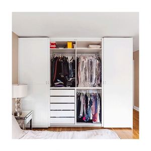 Armoire de rangement YALIG fabriquée en Malaisie, meubles de chambre à coucher, ensemble de placard pour vêtements, meubles de chambre à coucher avec portes coulissantes - Product Image 1