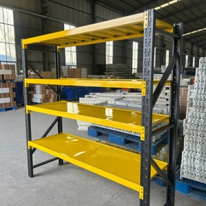 Scaffalatura Metallica Regolabile Senza Bulloni per Magazzino, Scaffale Metallico di Media Portata - Product Image 1