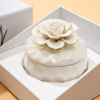AIKUN Langlebiger Duft Luft reinigung Vorteile Umwelt freundliche Keramik Blumenvase Aroma Kerzen für Wohnkultur und Geschenks ets