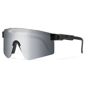 2022 conveniente marchio di biciclette da esterno logo personalizzato guida in esecuzione occhiali da sole sportivi per PC antivento UV400