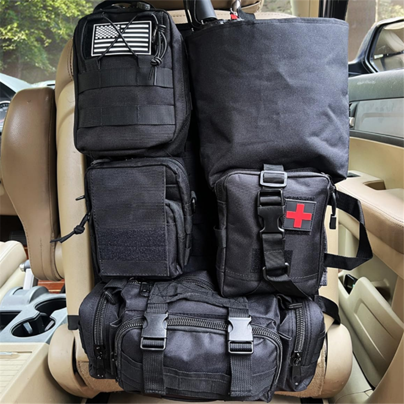 Universal Tactical MOLLE Car Seat Back Organizer MOLLE Panel