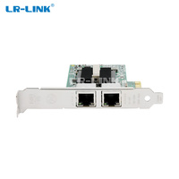 Kartu jaringan PCI Express X1 Gigabit, Port tembaga ganda berdasarkan Chipset Intel 82576 untuk Desktop