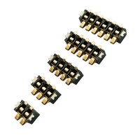 Connecteurs à compression à ressort, pas de 2,0 mm, 2, 3, 4, 5, 6 broches, 3A, mâle, pour chargeur d'alimentation SMD, connecteur de batterie au lithium pour PCB, borne métallique SMT