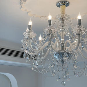 Barato al por mayor 8 luces Led dormitorio decoración del hogar brazos de cristal accesorios de iluminación moderna araña de cristal de lujo - Product Image 3