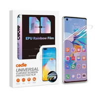 Film transparent en TPU importé pour protection d'écran de téléphone portable, auto-réparant, HD, ultra-fin, 150um, 2.5D, 92% de transparence