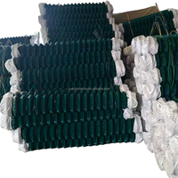 Clôture en treillis métallique galvanisé en acier, design tissé antirouille pour la sécurité et l'utilisation domestique, compatible avec les portails coulissants