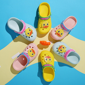 Hot Bán Dễ Thương Động Vật Phim Hoạt Hình Lỗ Trẻ Em Dép Mềm Duy Nhất Không-Trượt Vườn Giày Cho Trẻ Em Cho Ngoài Trời Bãi Biển Trong Mùa Xuân - Product Image 5