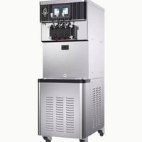 Machine à glace molle de table compacte 2+1 saveurs, la plus vendue - Prix