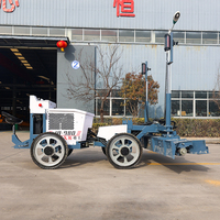 Machine à lisser le béton au laser chinoise avec moteur auto-nivelant, garantie 1 an