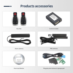 Système de clé intelligente EASYGUARD PKE compatible avec Benz V260, ML/GL/GLS, Classe G, 2014+  Démarrage par clé FBS4 - Product Image 3