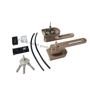 Cerradura de puerta de vidrio plano de aluminio de fábrica de China para marco estrecho de cocina y baño y restricciones de espacio extremas - Product Image 1