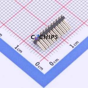 PZ127-2-11-S Pin Header SMD,P=1.27mm Connector ( Pin Structure: 2x11P )( Pitch: 1.27mm )( Row Spacing: 1.27mm ) - Product Image 1