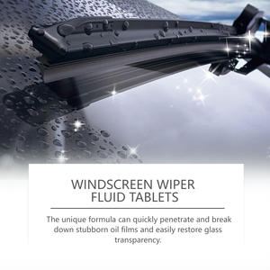 Feuille effervescente Homonth pour le nettoyage de pare-brise automobile, élimine les taches et le film gras, transparente - Product Image 4