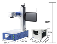 Machine de marquage laser CNC UV YEELASER 5W - Nouvelle machine de marquage industriel 3D AI/LAS à refroidissement par eau/air pour métal, bois, cuir, acrylique, contreplaqué