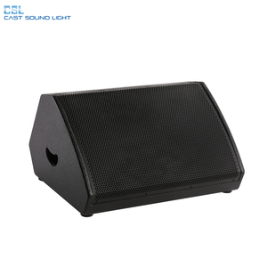 PRO Audio 12 pulgadas de rango completo Feedback Stage Monitor Altavoz Pasivo 2 vías Conciertos de diseño de madera - Product Image 1