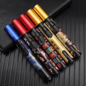 Honest Changjian 5 moderno electrónico a prueba de viento Metal encendedor de cigarrillos al aire libre de gran capacidad al por mayor - Product Image 4