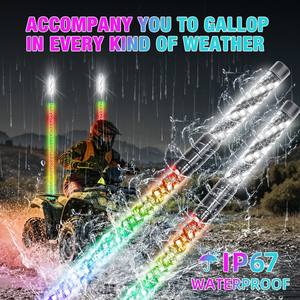 Luce LED RGB a Effetto Inseguimento per ATV, UTV, Dune Buggy, Camion, Compatibile con Polaris RZR e Can-Am <span class=keywords><strong>Maverick</strong></span> X3 - Product Image 5