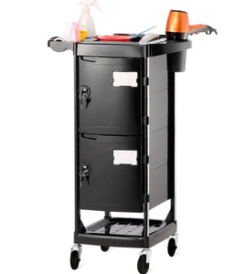 Beauty Salon <b>Trolley</b> Hairdressing Cart Salon Hair <b>Trolley</b> With Lock <b>Tool</b> Cabinet - Product Image 3