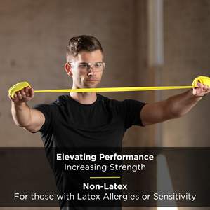 Rollo de Banda de Resistencia de 25 Yardas, Negra, Extra Resistente, Sin Látex, Bandas Elásticas Profesionales para Fisioterapia, Pilates y Rehabilitación - Product Image 5