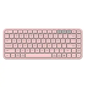 Hot selling slim design flat key 2.4ghz wireless keyboard for office and home computer use wireless keyboard