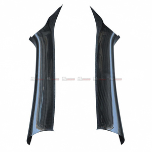 คาร์บอนแบล็คขัดเงาแบบ 3x3 Twill Weave สำหรับตกแต่งรถยนต์มิตซูบิชิ EVO 10 Lancer X EX ปี 2008-2017 - Product Image 3
