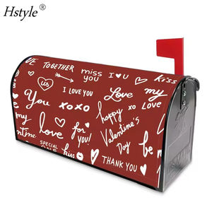 HSTYLE กล่องจดหมายแม่เหล็กสำหรับวันวาเลนไทน์กล่องไปรษณีย์<span class=keywords><strong>จดหมาย</strong></span>ของตกแต่งบ้านสวนกลางแจ้งกล่องจดหมายของตกแต่งวันวาเลนไทน์ - Product Image 2
