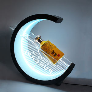 Exhibidor <span class=keywords><strong>de</strong></span> Botellas <span class=keywords><strong>de</strong></span> Champán Acrílico Iluminado Personalizado, Soporte <span class=keywords><strong>de</strong></span> Exhibición <span class=keywords><strong>de</strong></span> Botellas LED <span class=keywords><strong>Azul</strong></span> para <span class=keywords><strong>Club</strong></span> Nocturno o Bar - Product Image 2