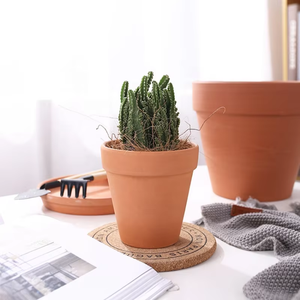 <span class=keywords><strong>Pot</strong></span> de fleurs en <span class=keywords><strong>terre</strong></span> <span class=keywords><strong>cuite</strong></span> personnalisé, multicolore, blanc, rouge brique, petit, grand, mignon, en argile - Product Image 3