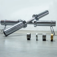 Barre d'haltères réglable en acier de 20 pouces (50 mm) pour entraînement de force à domicile – Prix direct usine HandleWholesale